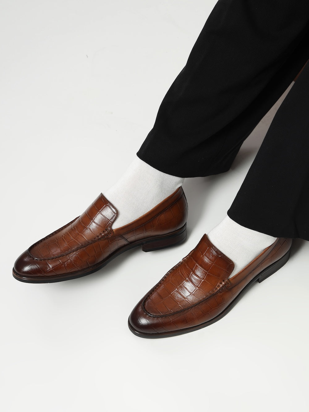 Rome Tan Loafers