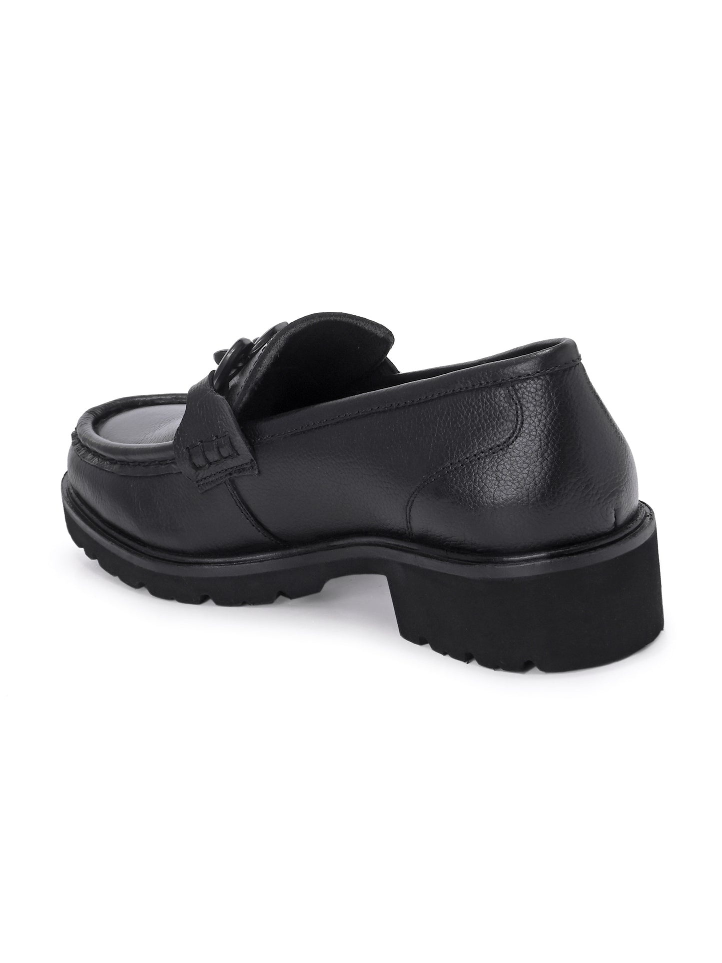 Pelle Perfetta Black Leather Moccasin