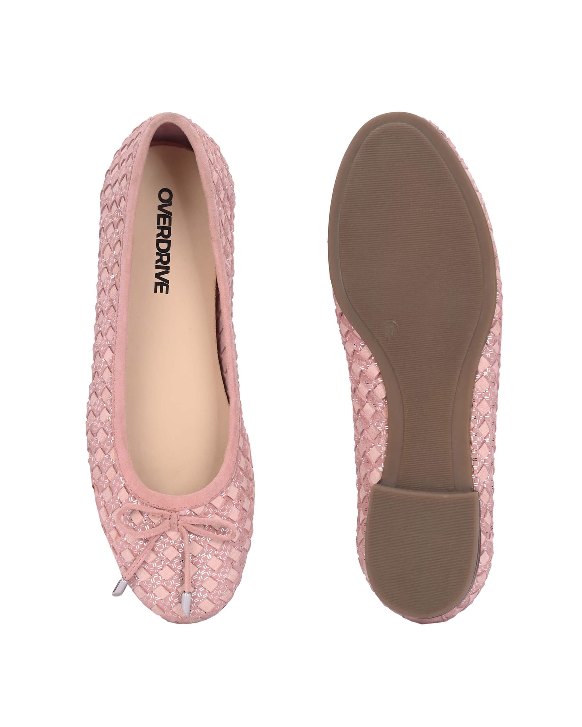 Florence Pink Leather Ballerina