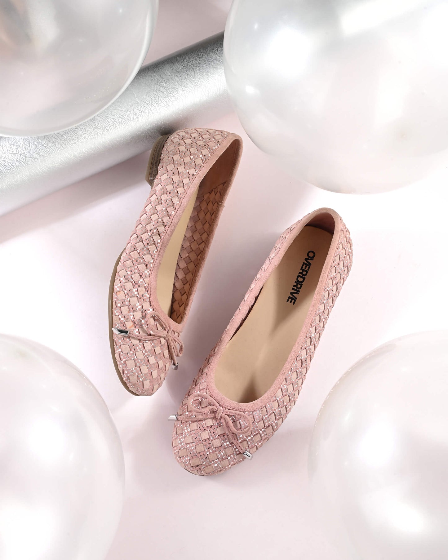 Florence Pink Leather Bellerina