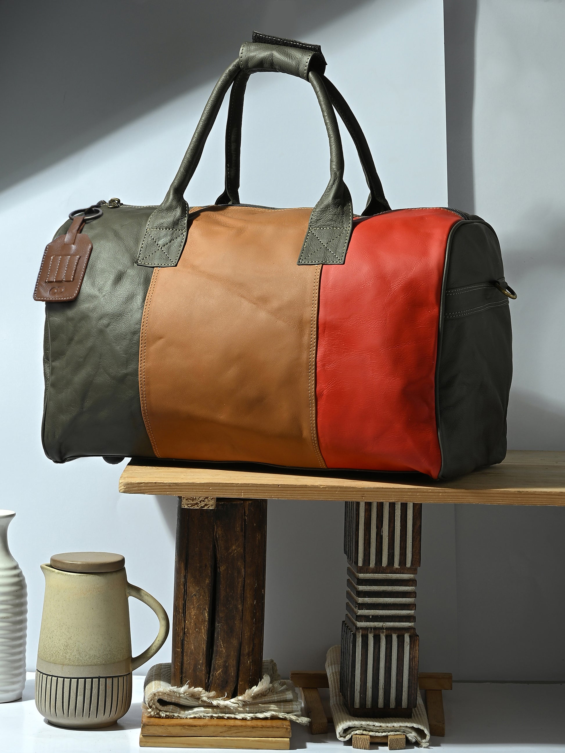 Chile Weekender Leather Bag
