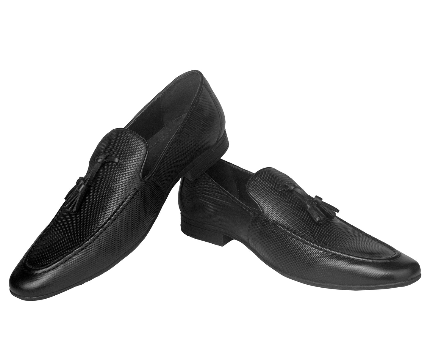 Black Loafer with Tassels