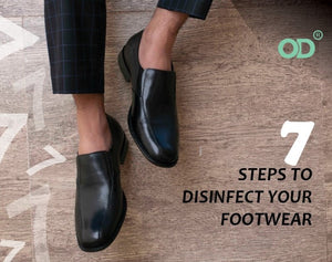 7 STEPS TO DISINFECT YOUR FOOTWEAR.