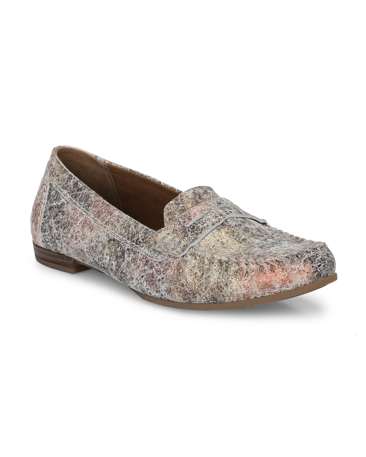 Lucy Dark Honey Moccasin