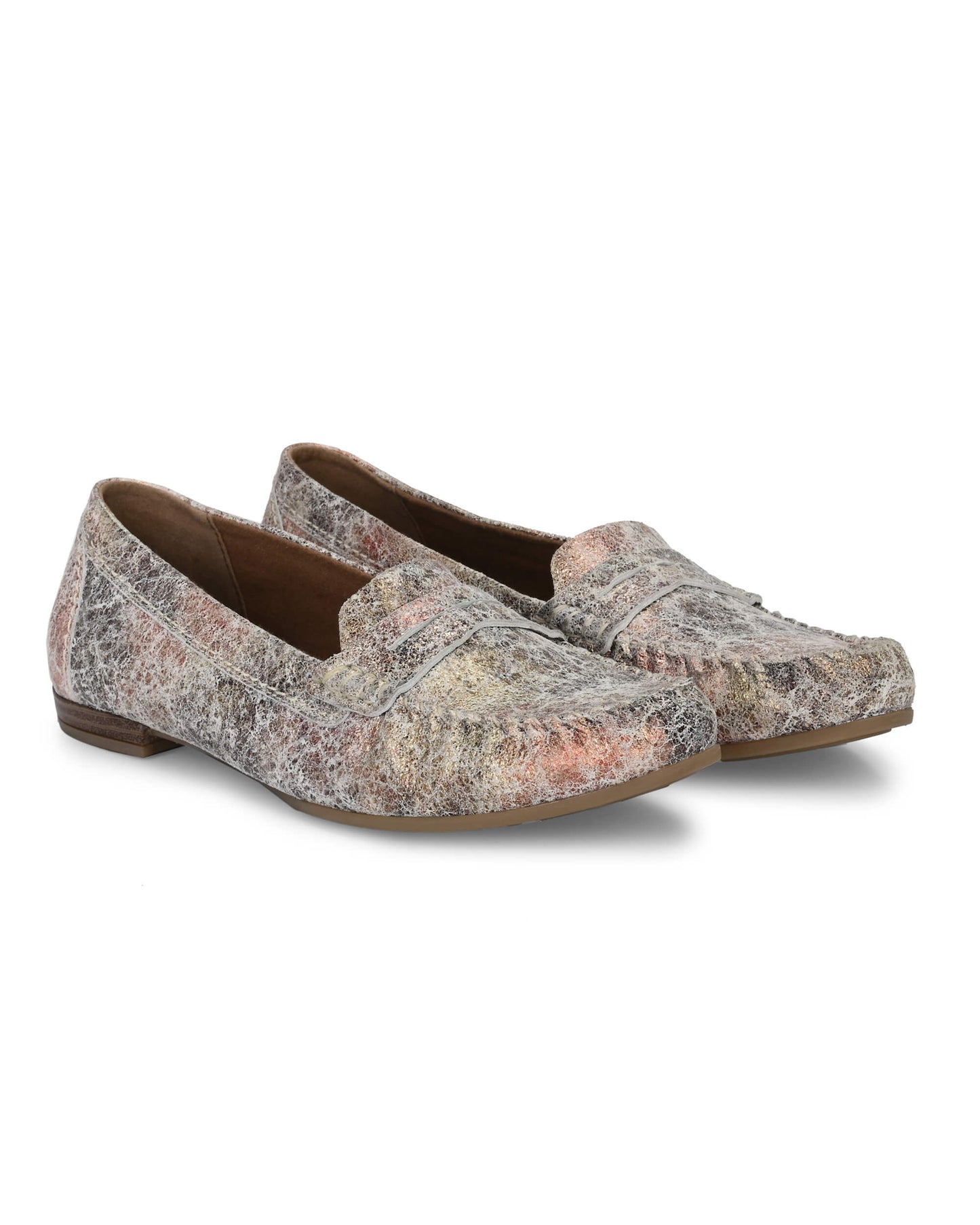 Lucy Dark Honey Moccasin