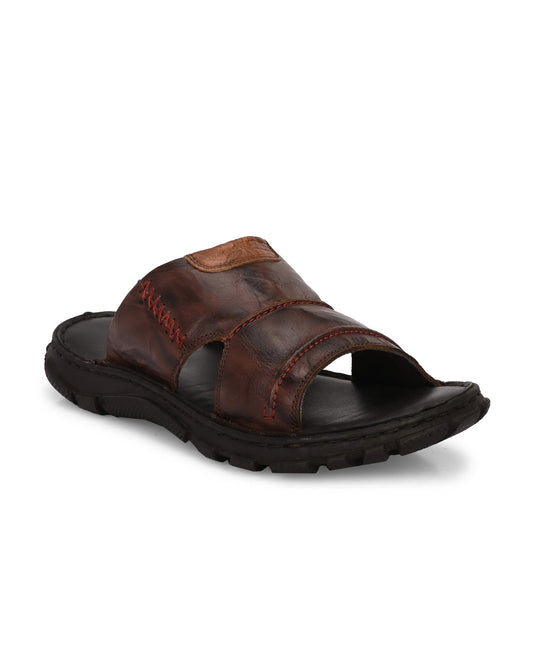 Lu Tan Brown Slippers