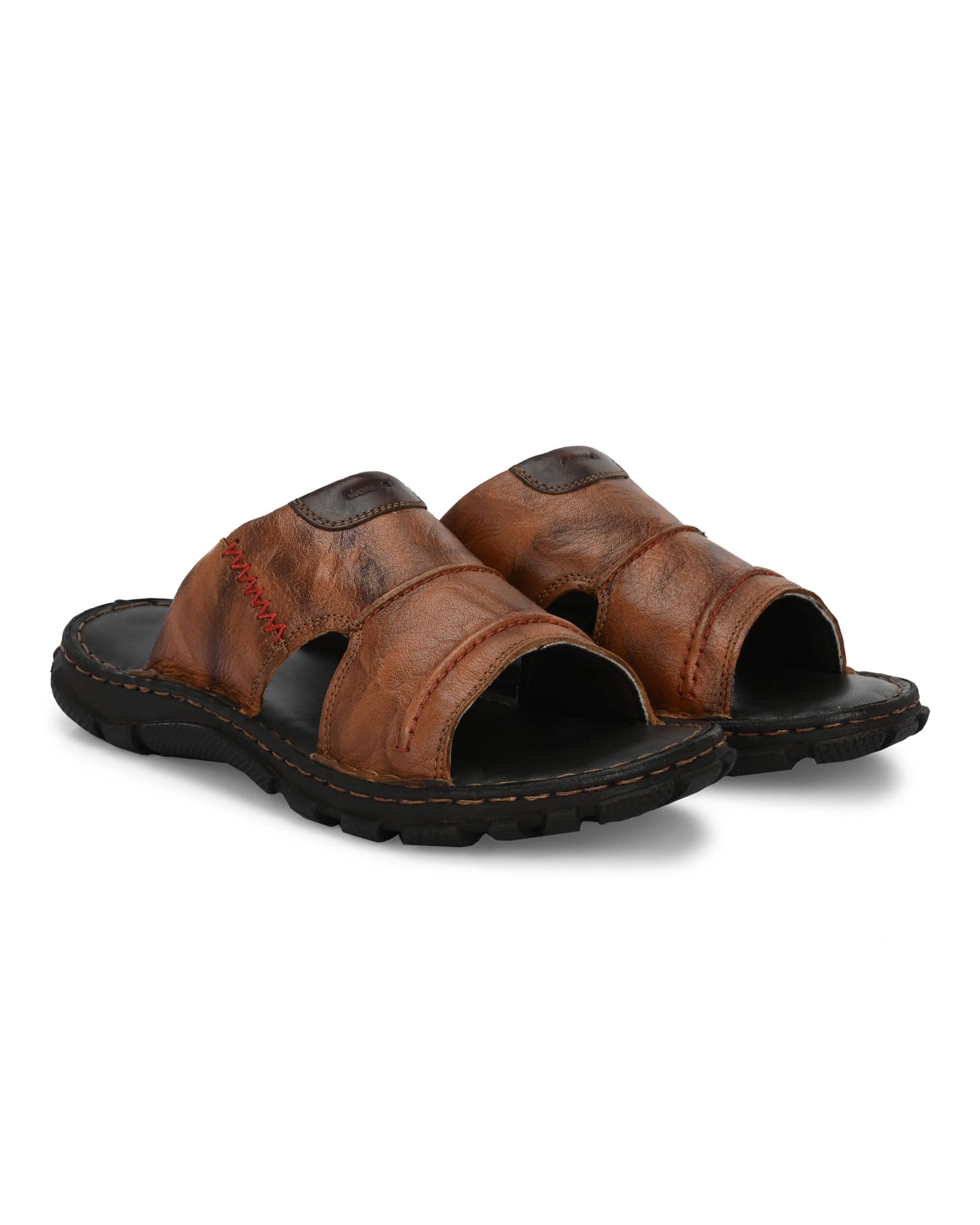 Robert Tan Brown Slippers