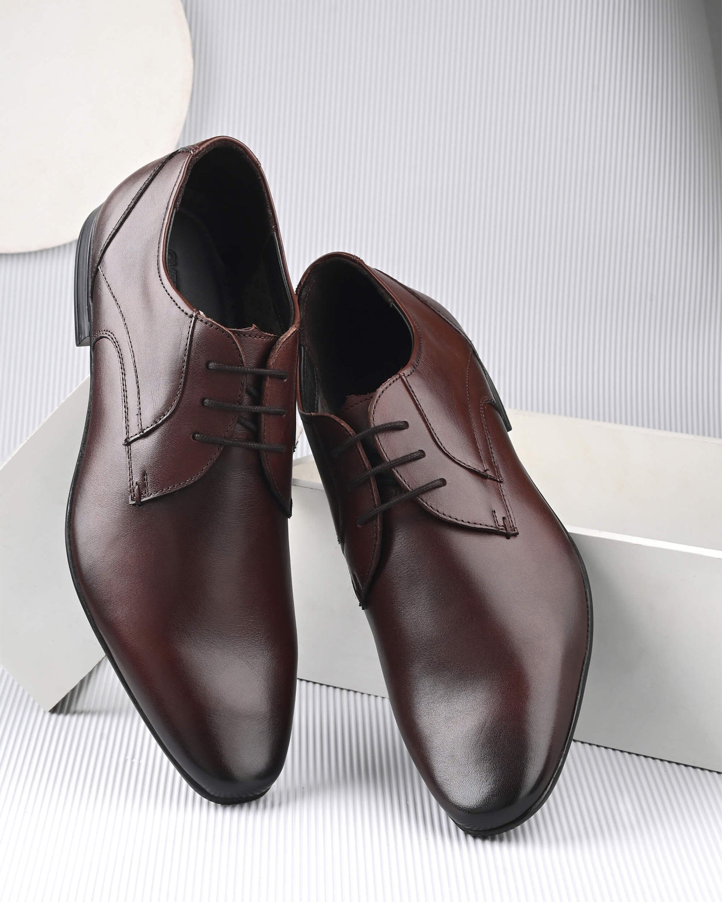 Cristin Dark Brown Lace Up