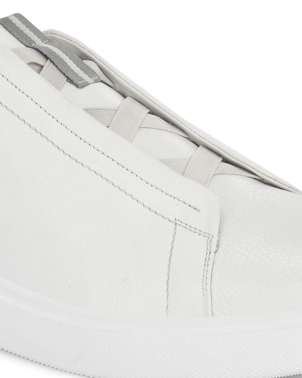Aero Dash White Leather Sneaker