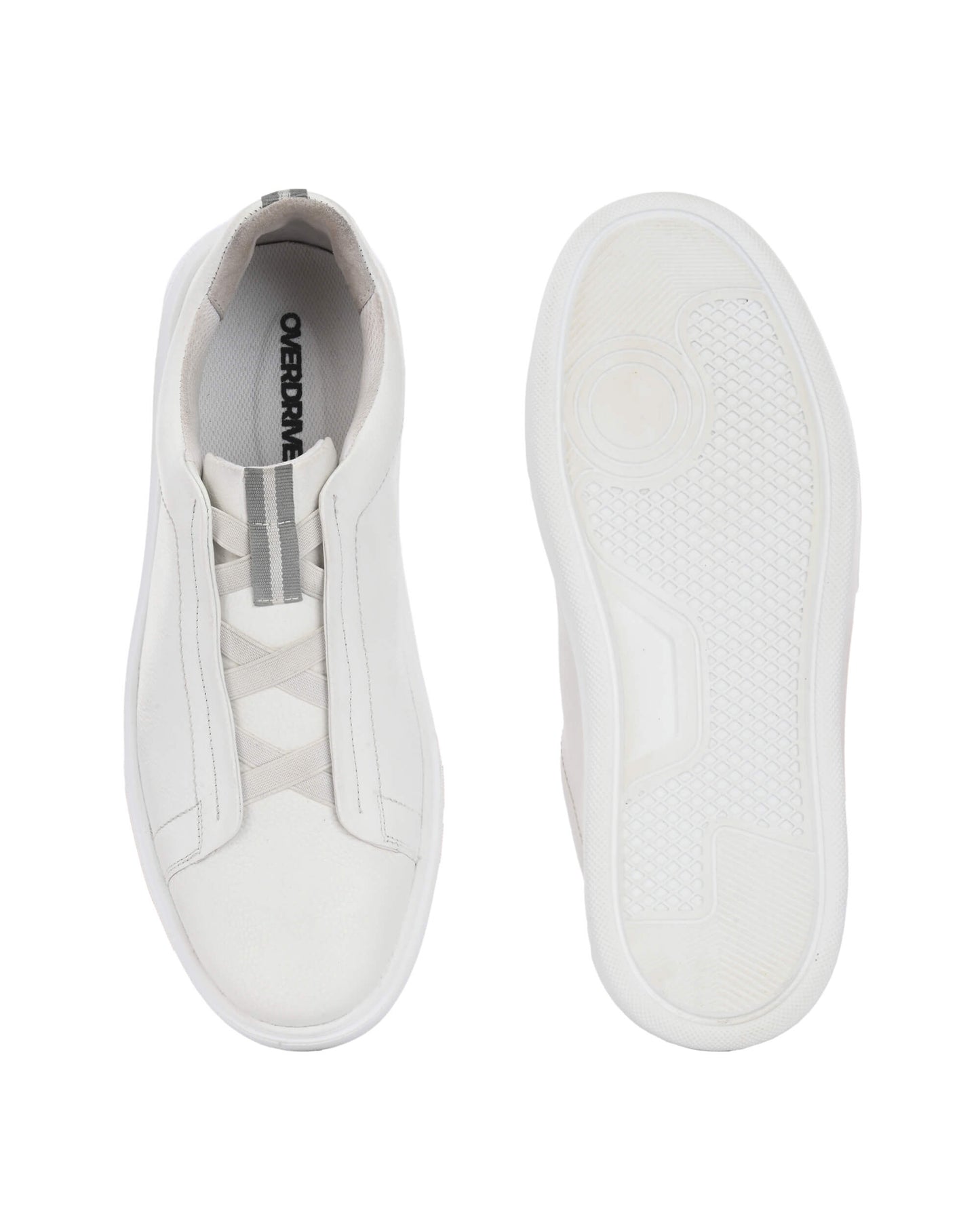 Aero Dash White Leather Sneaker