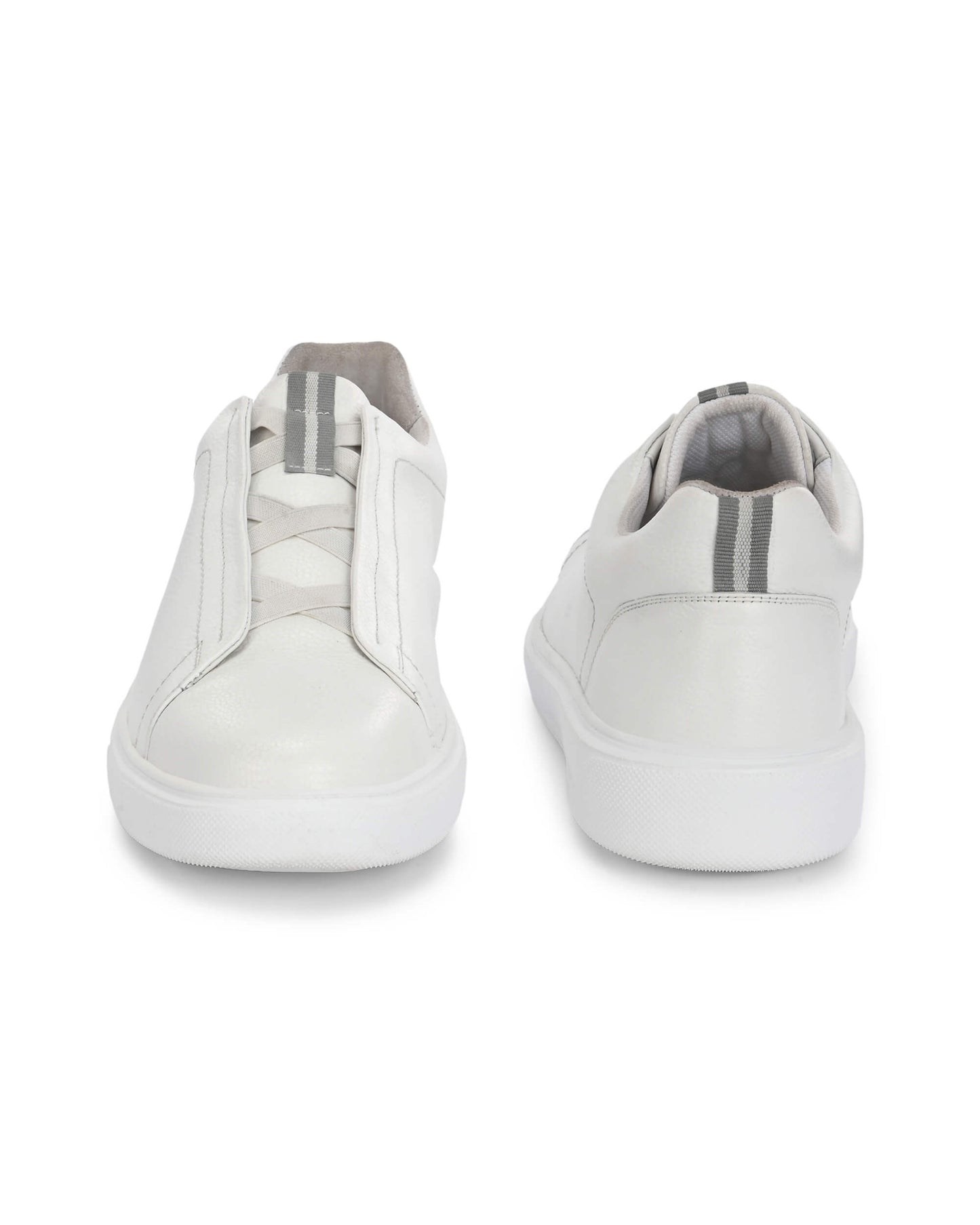 Aero Dash White Leather Sneaker
