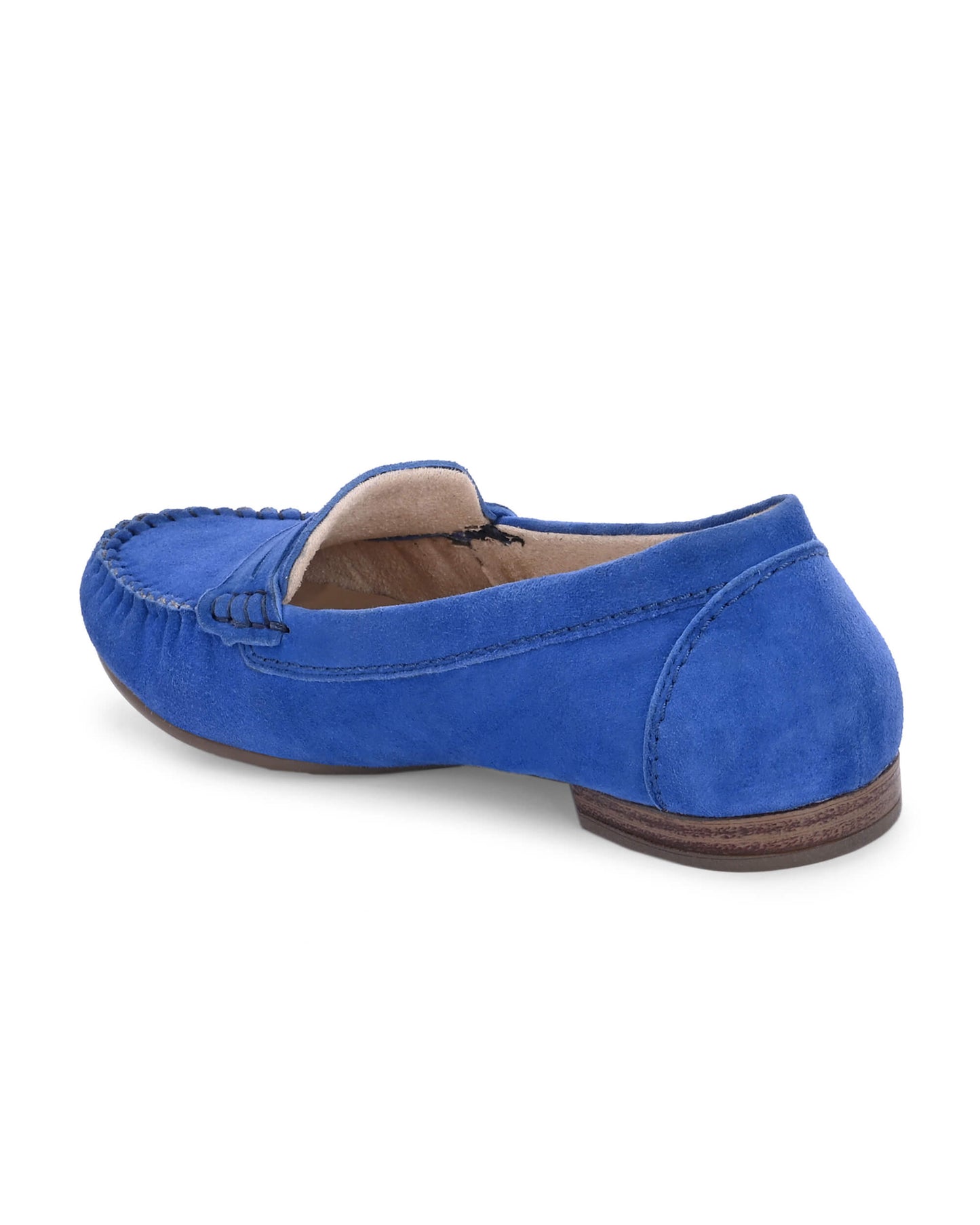 Bella Vita Sky Blue Leather Moccasin