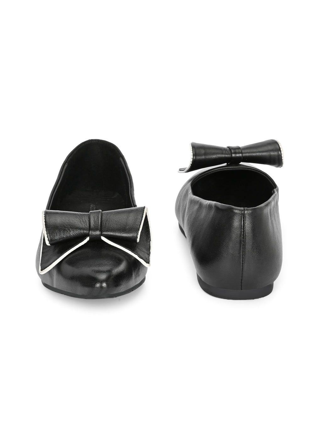 Black Pointed Flats