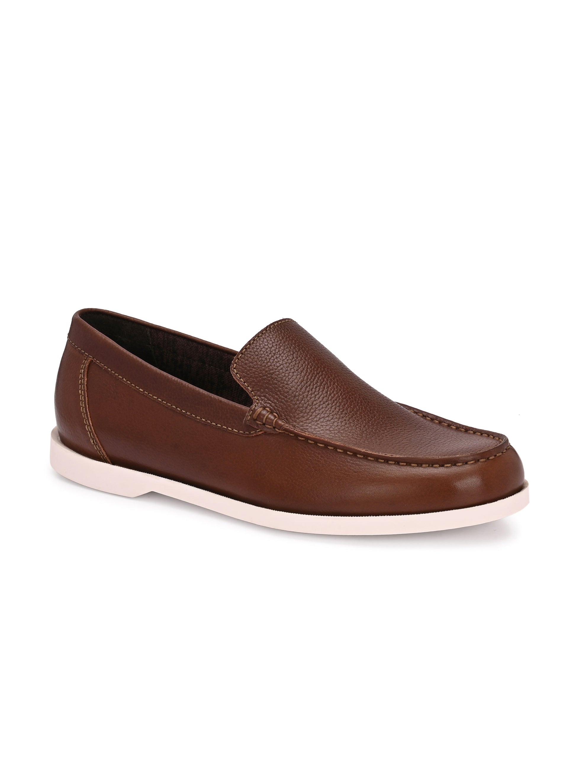 Brew Slip – Classic Brown Leather Loafers