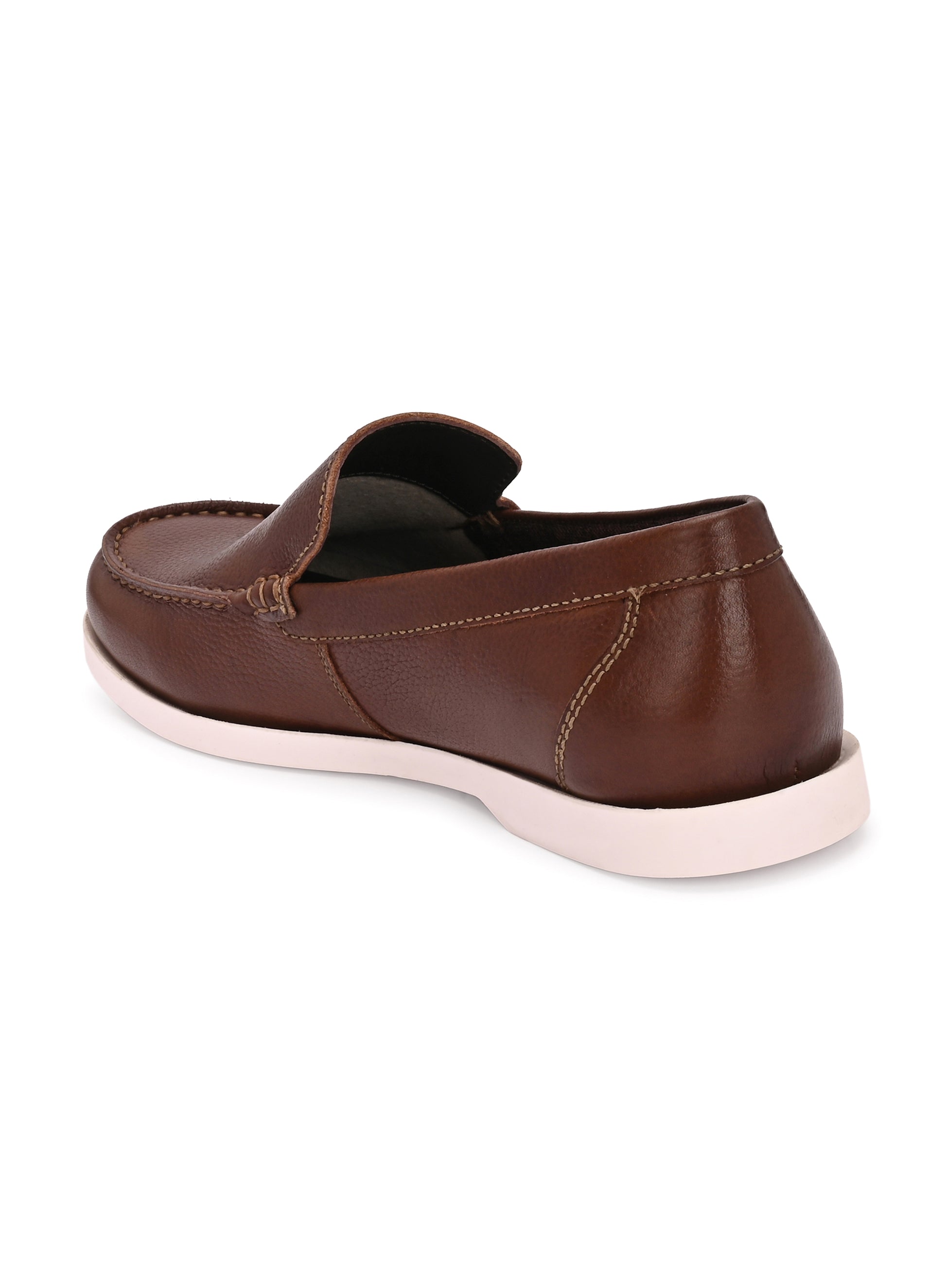 Brew Slip – Classic Brown Leather Loafers