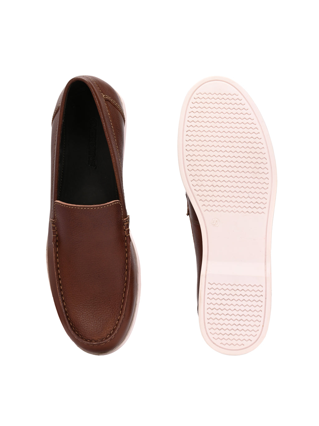 Brew Slip – Classic Brown Leather Loafers