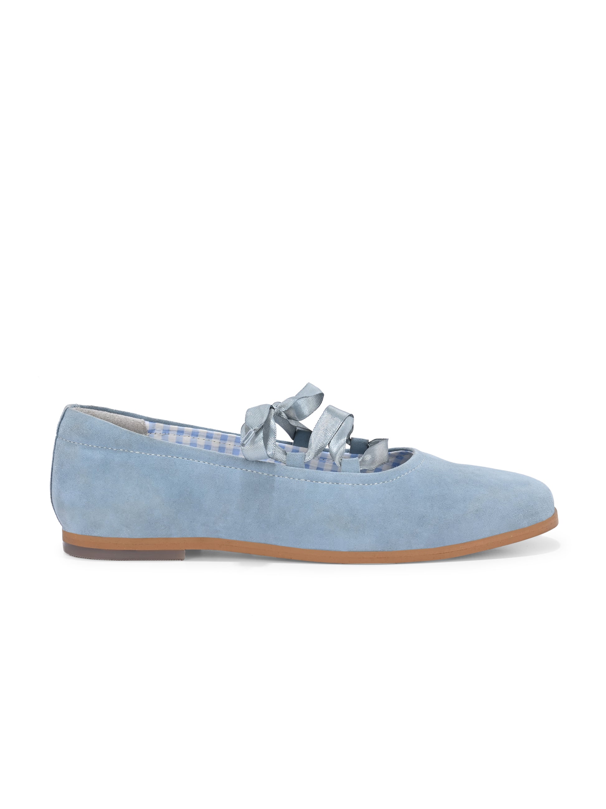 Powder Blue Ribbon Ballerinas