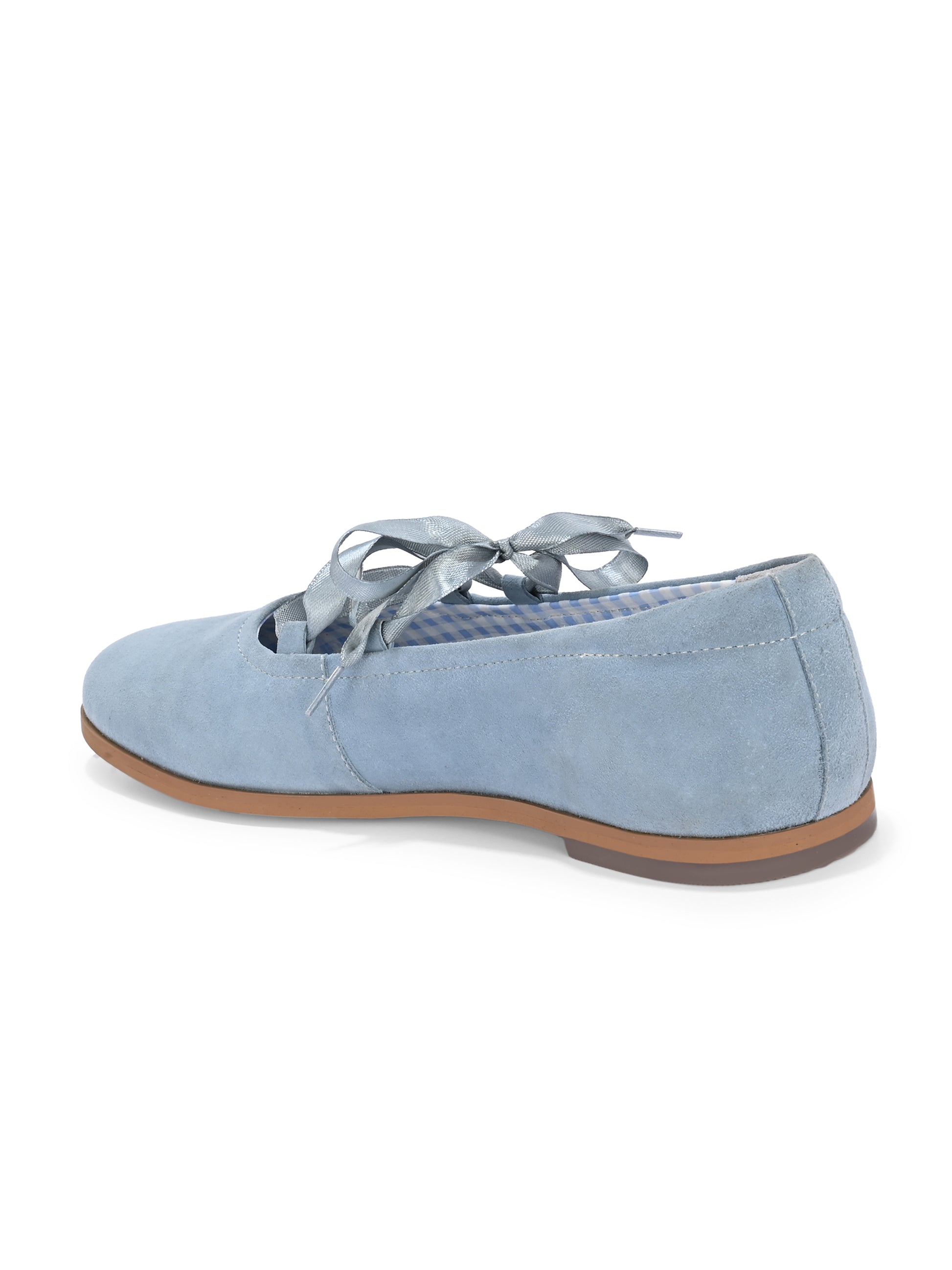 Powder Blue Ribbon Ballerinas