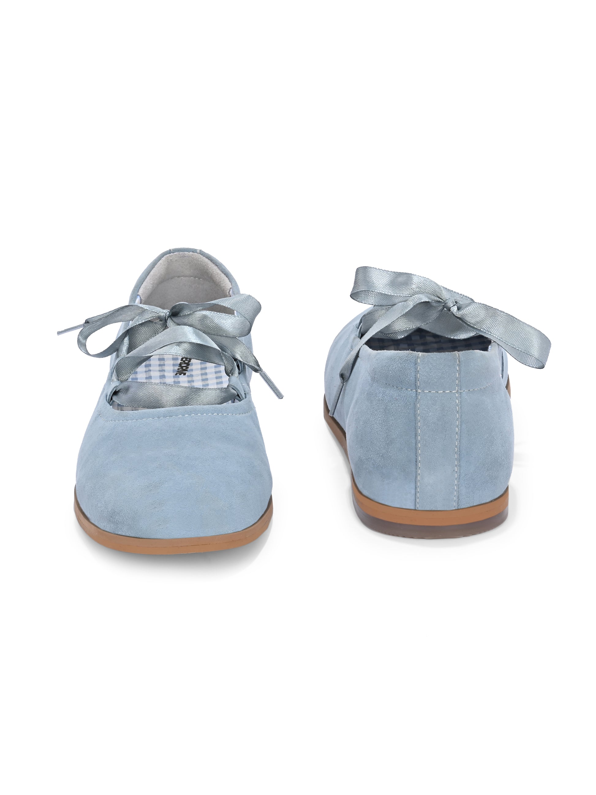 Powder Blue Ribbon Ballerinas