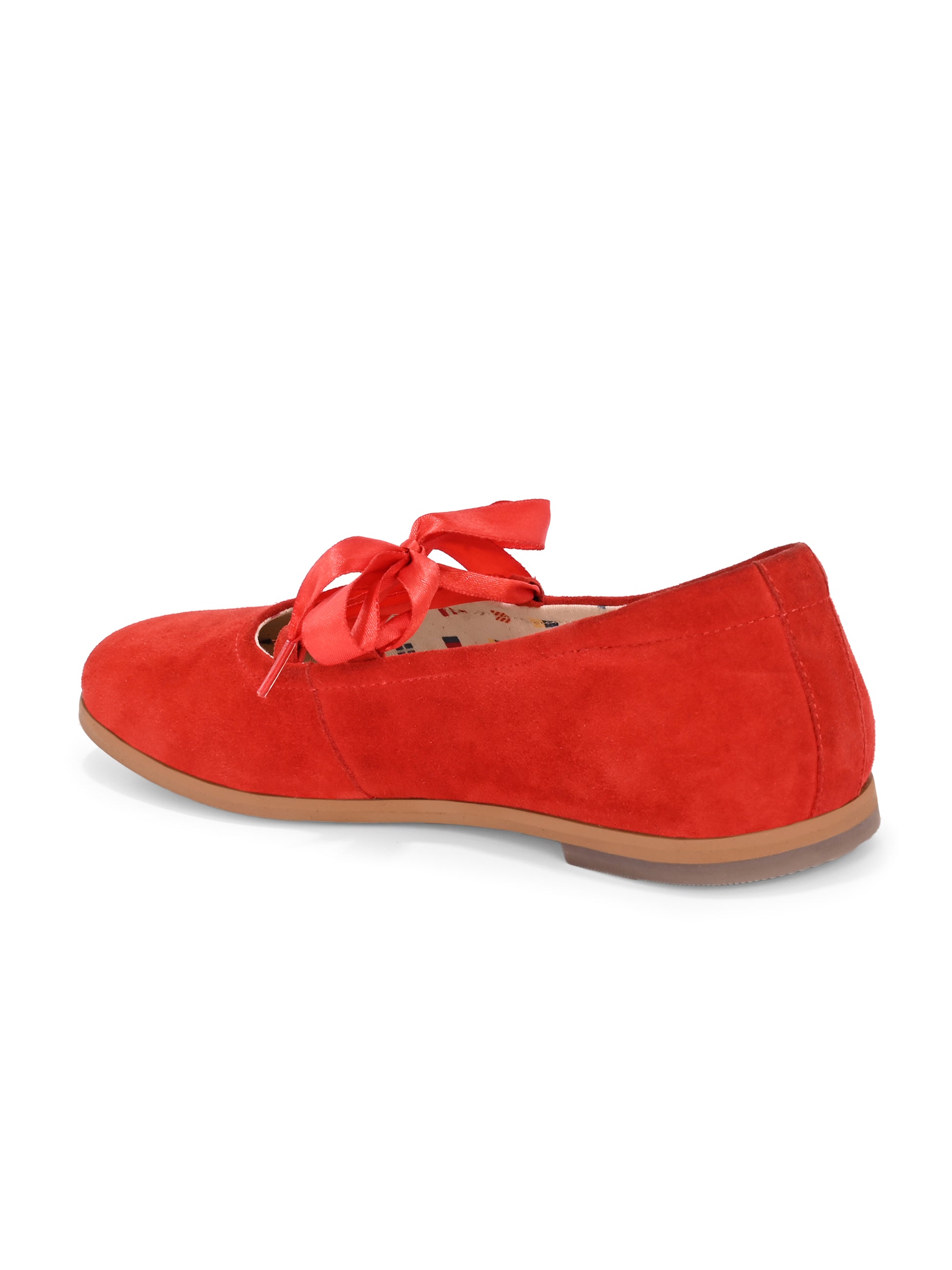 Rouge Ribbon Ballerinas