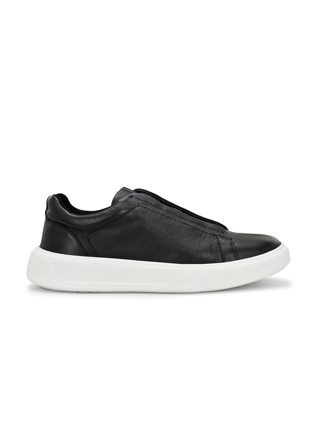 Aero Dash Black Leather Sneaker
