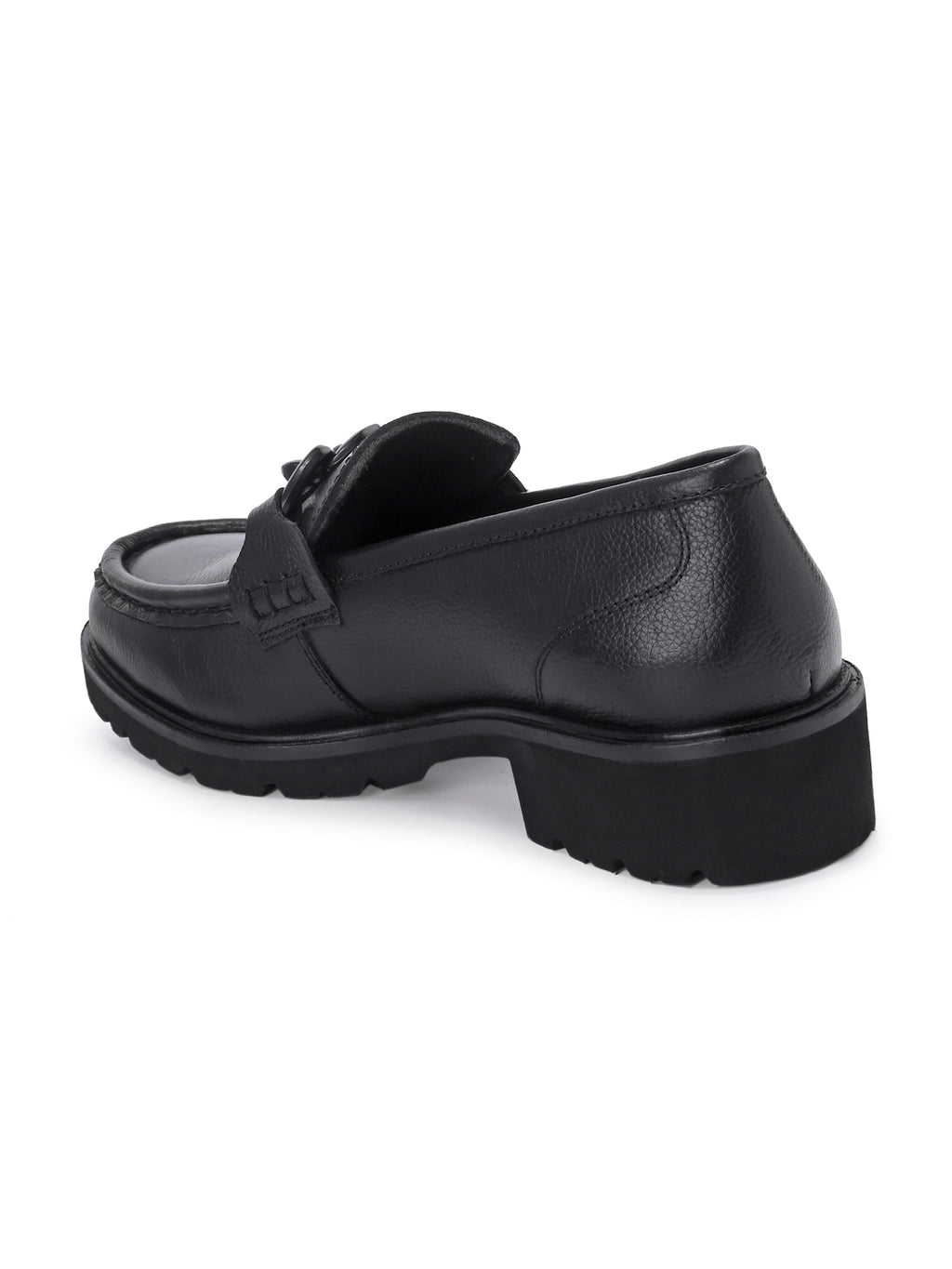Pelle Perfetta Black Leather Moccasin