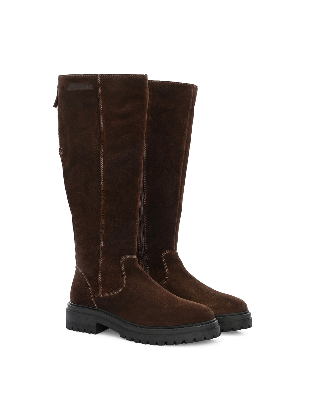 Elegant Brown Leather Boot