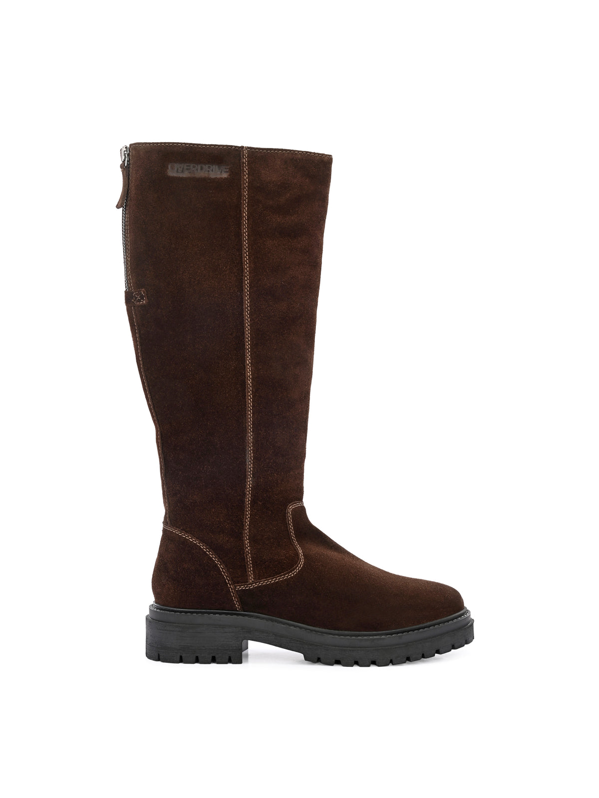 Elegant Brown Leather Boot
