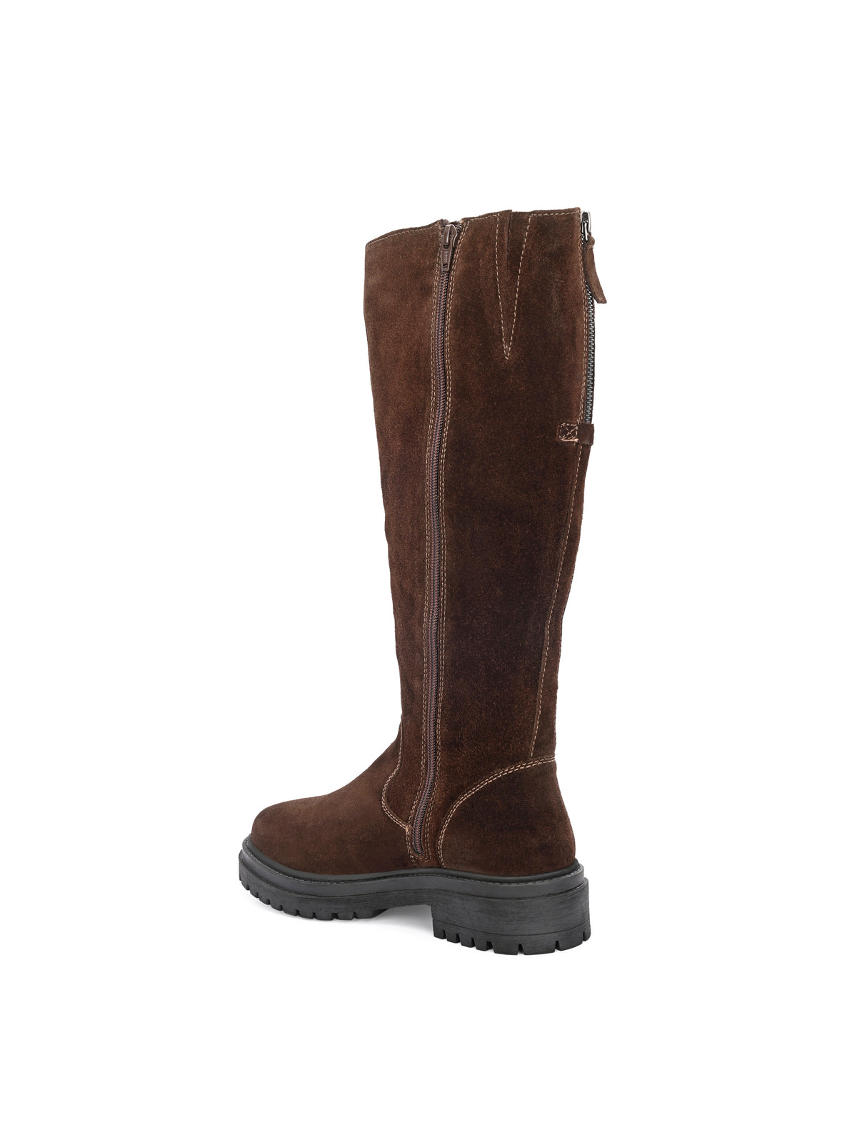 Elegant Brown Leather Boot