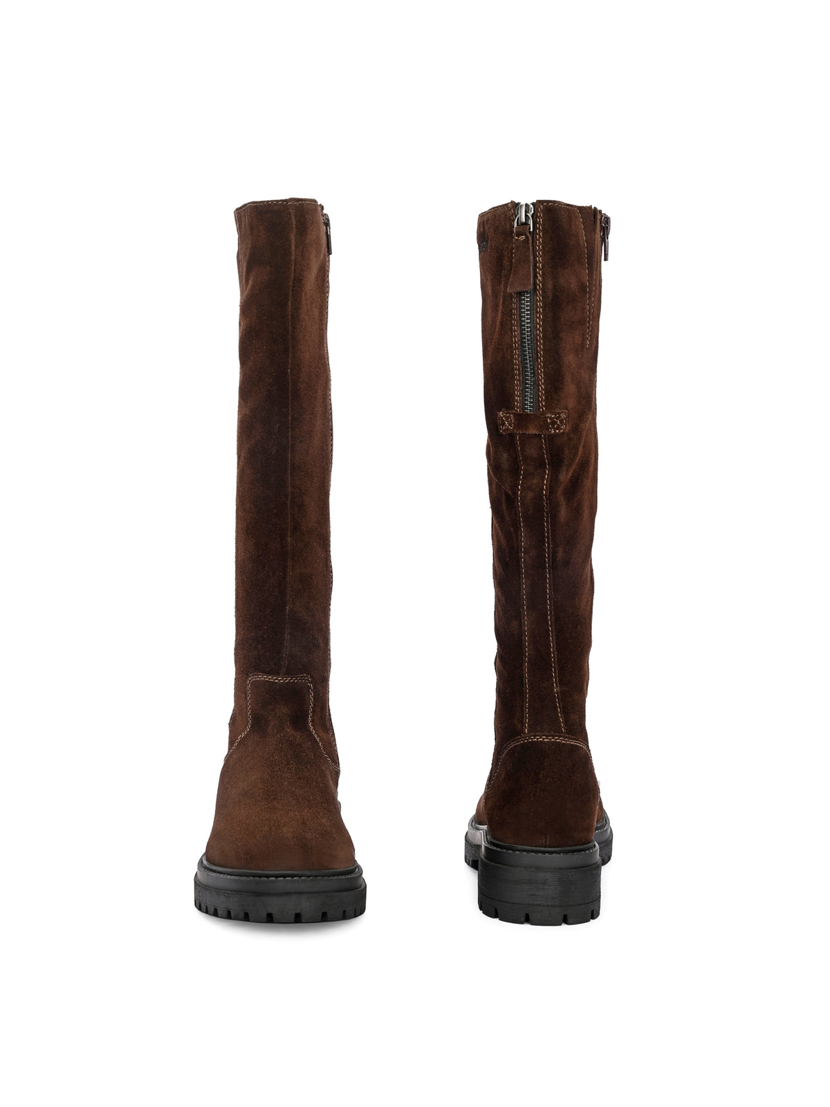 Elegant Brown Leather Boot