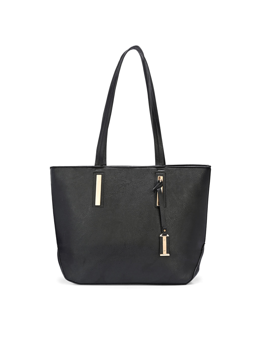 Aurelia Black Leather Tote