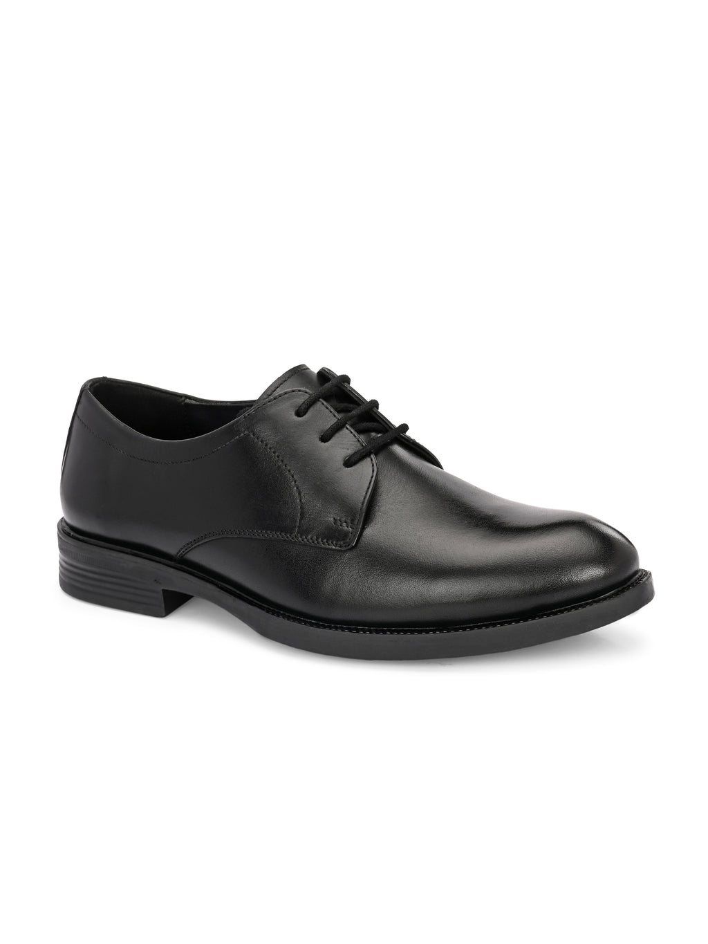 Urban Black Leather Formal  Lace-Up For men
