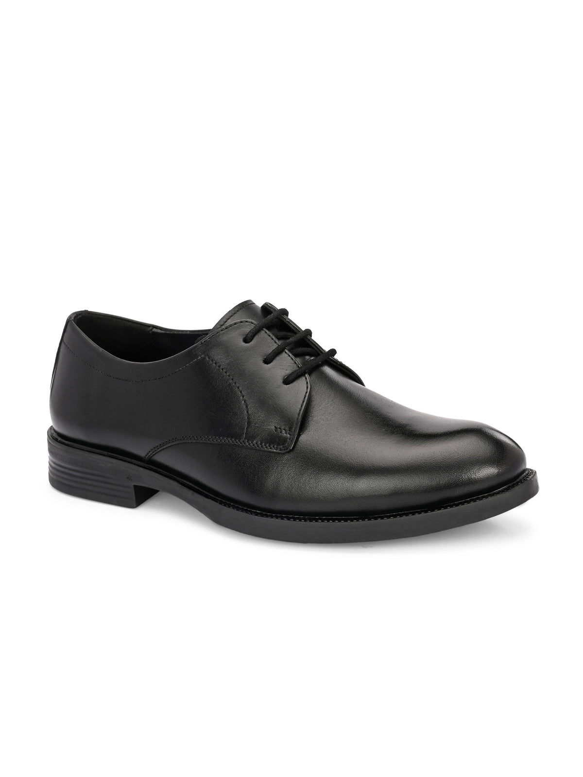 Urban Black Leather Formal  Lace-Up For men