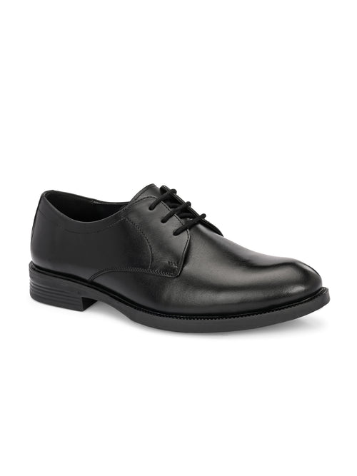 Urban Black Leather Formal  Lace-Up For men