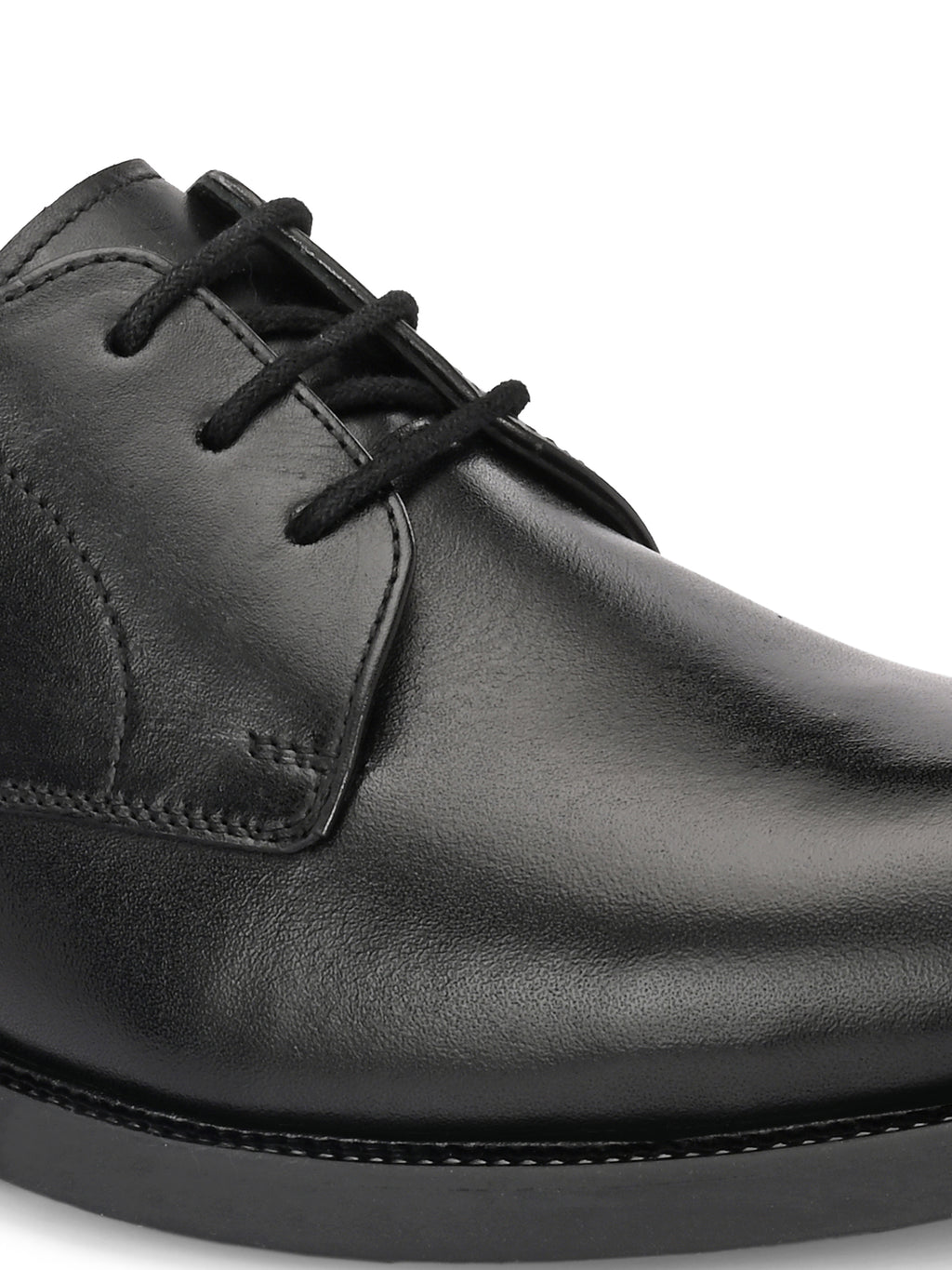 Urban Black Leather Formal  Lace-Up For men