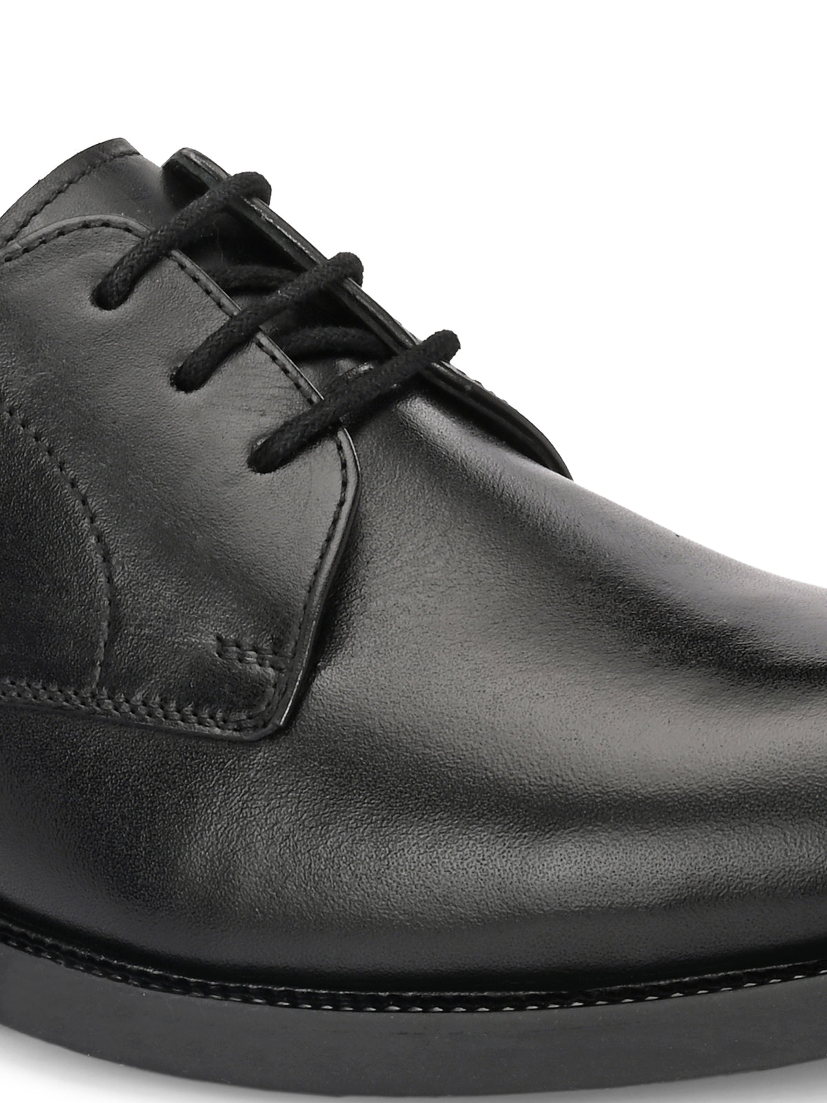 Urban Black Leather Formal  Lace-Up For men