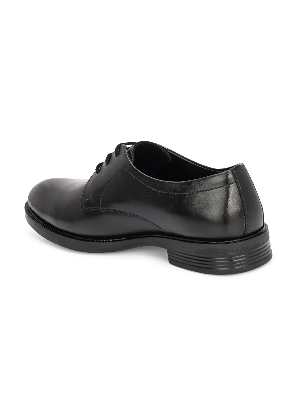 Urban Black Leather Formal  Lace-Up For men