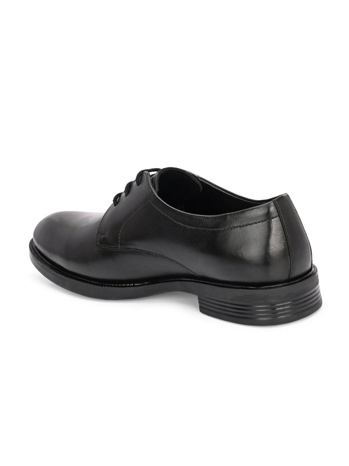 Urban Black Leather Formal  Lace-Up For men