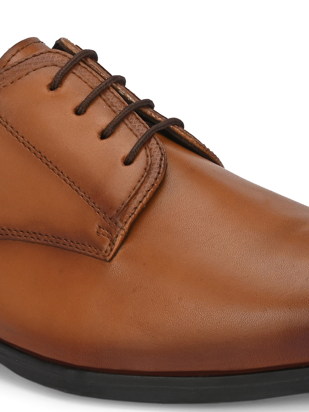 Royal Brown Leather Lace-Up