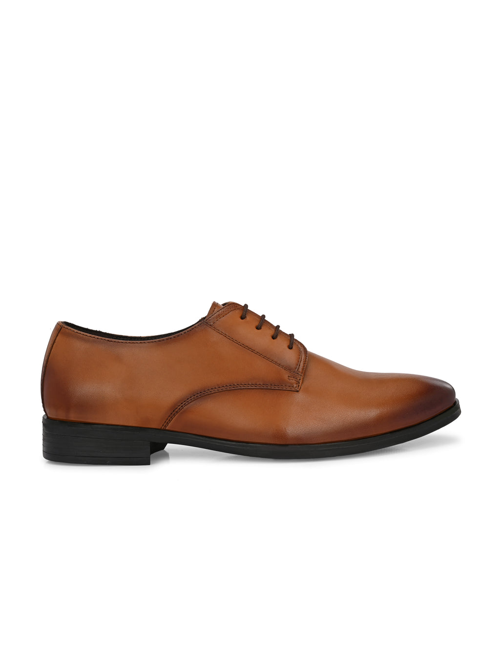Royal Brown Leather Lace-Up