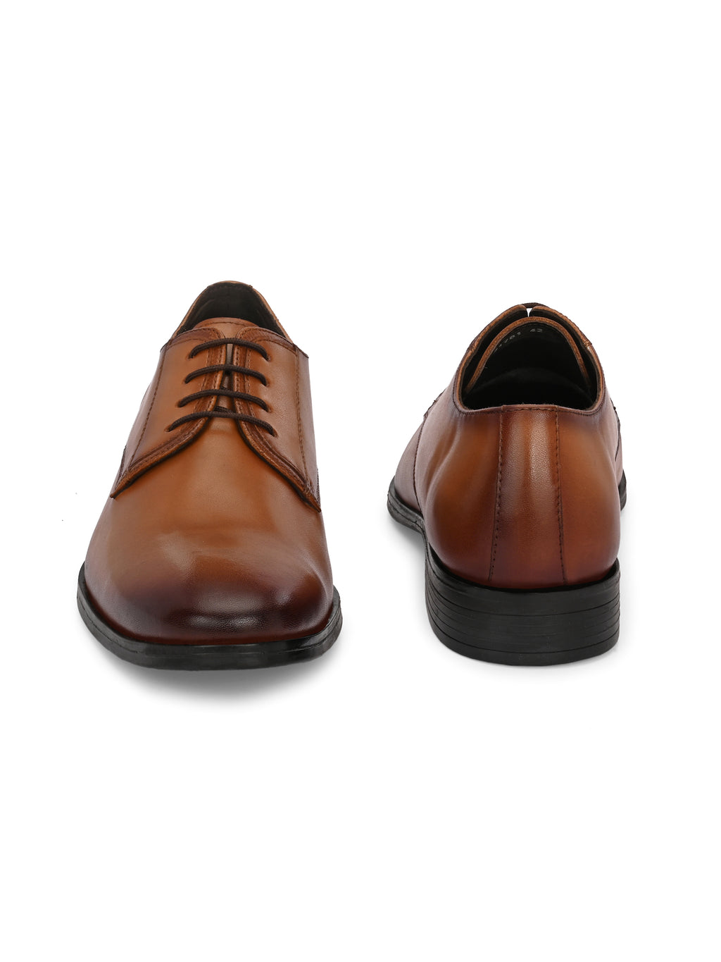 Royal Brown Leather Lace-Up