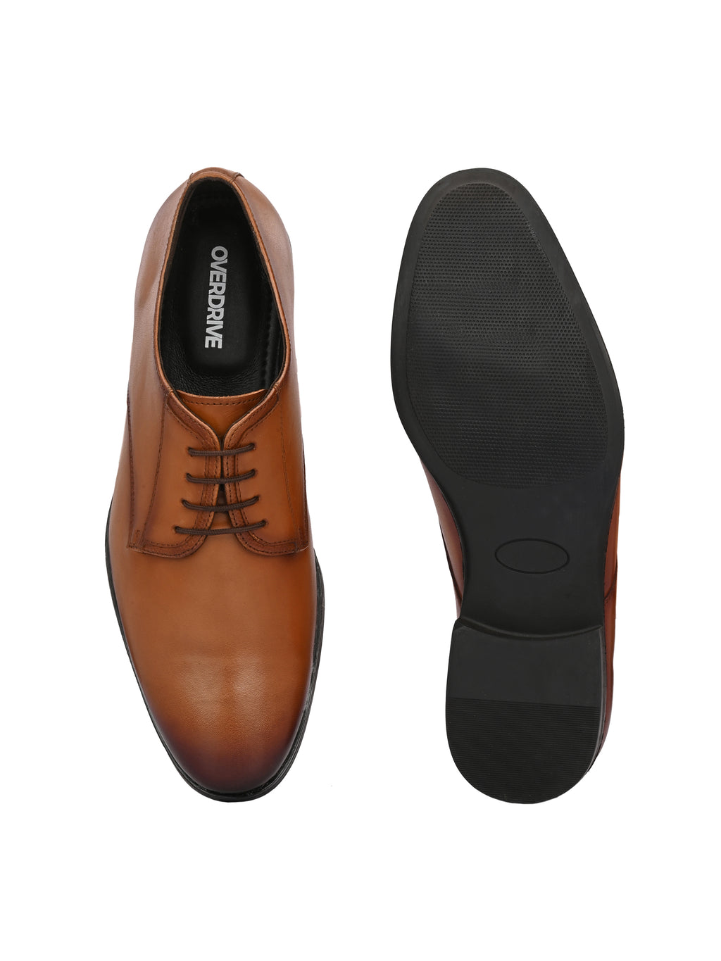 Royal Brown Leather Lace-Up