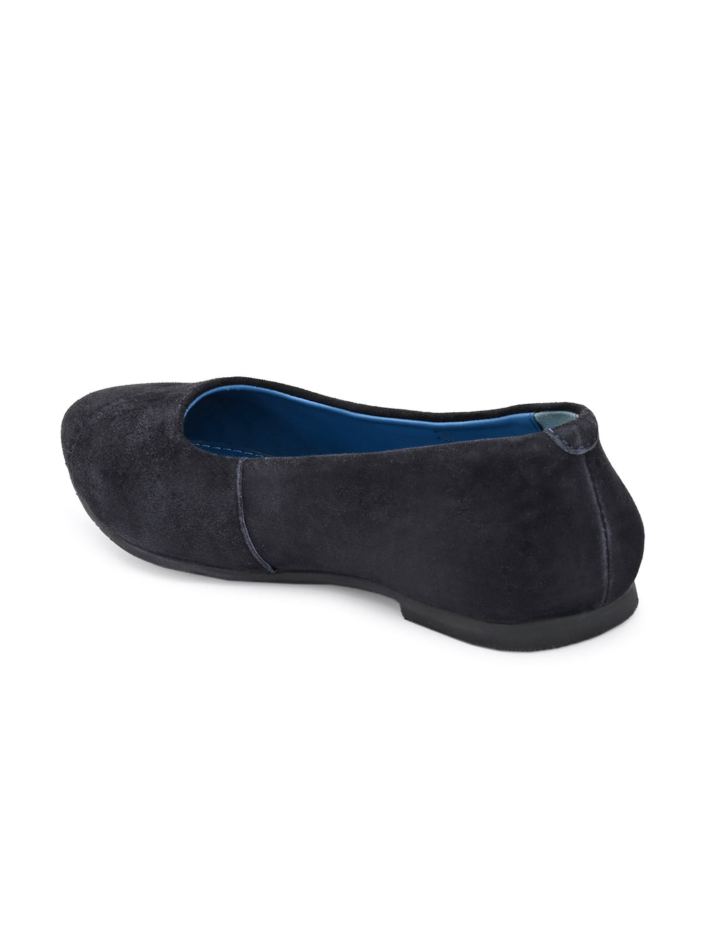 Charcoal Classic Suede Ballerinas
