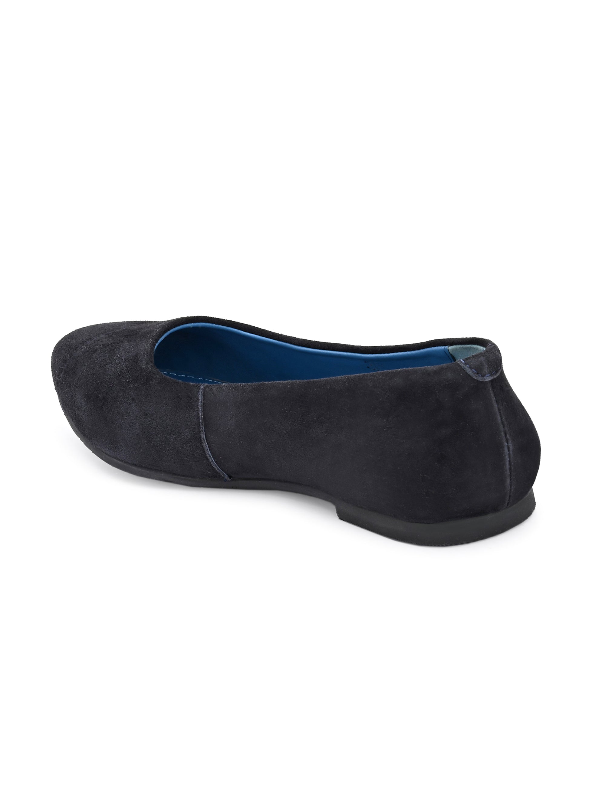 Charcoal Classic Suede Ballerinas