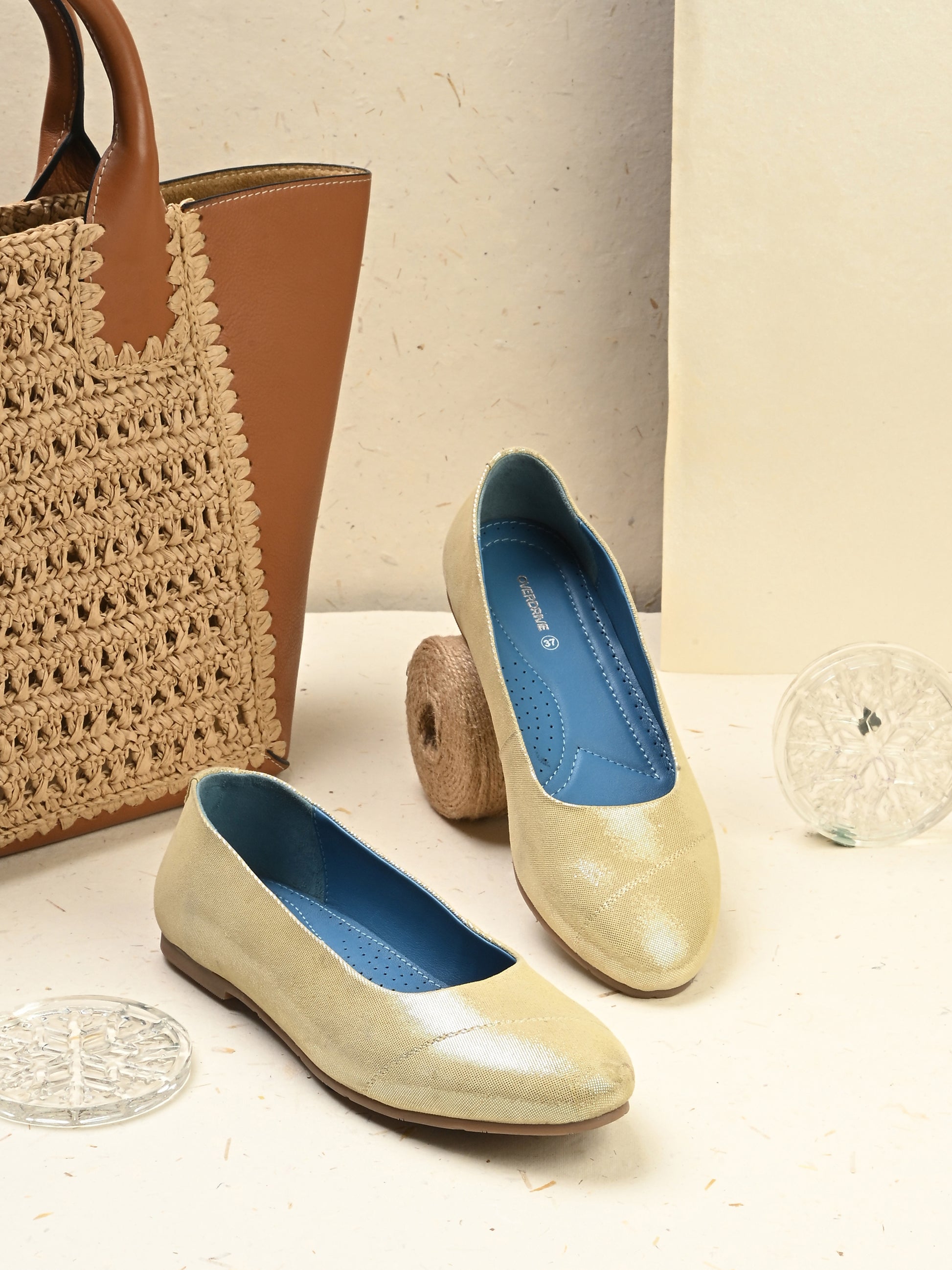 Champagne Bling Ballerinas