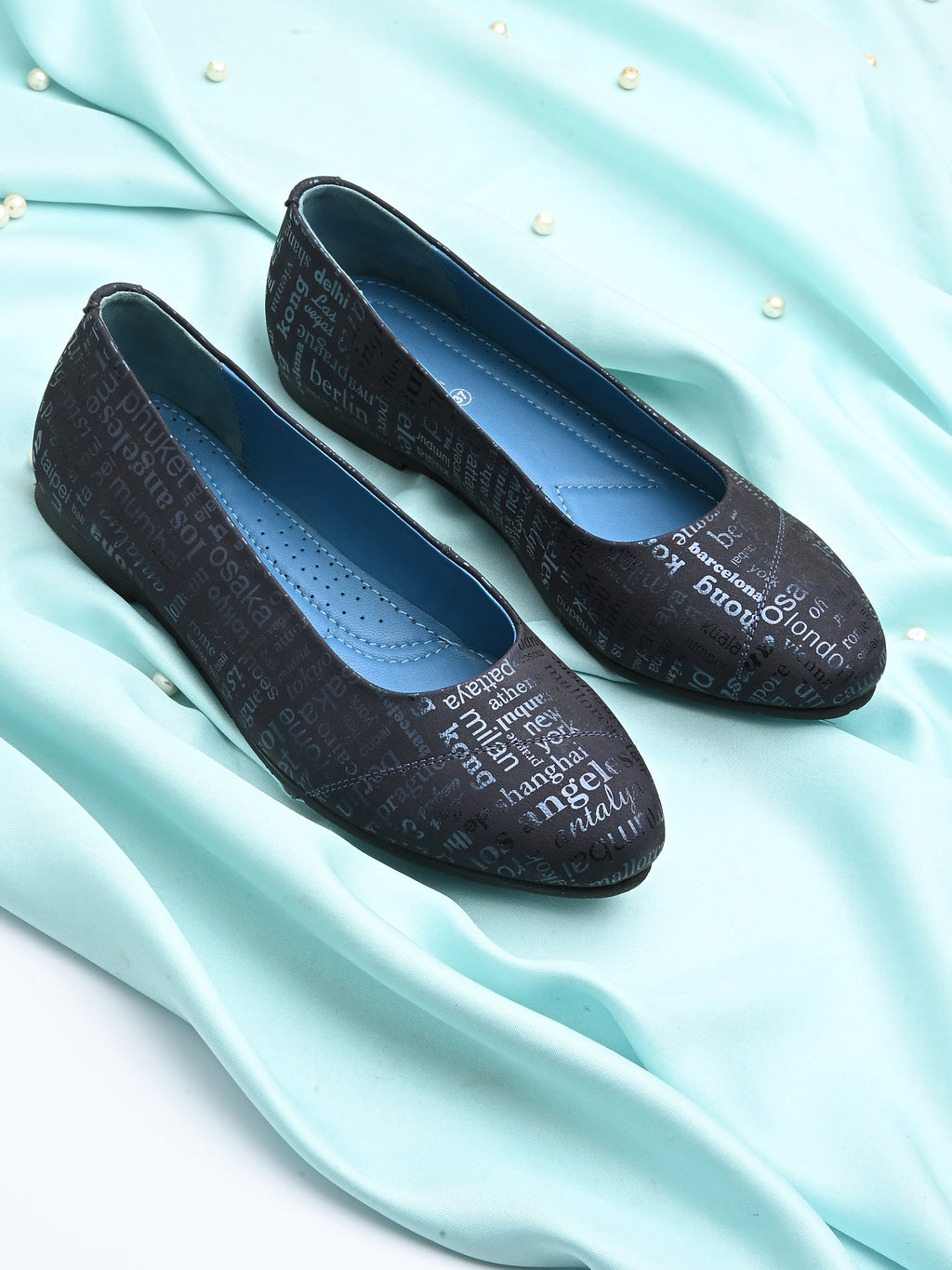 Global Vibes Printed Ballerinas