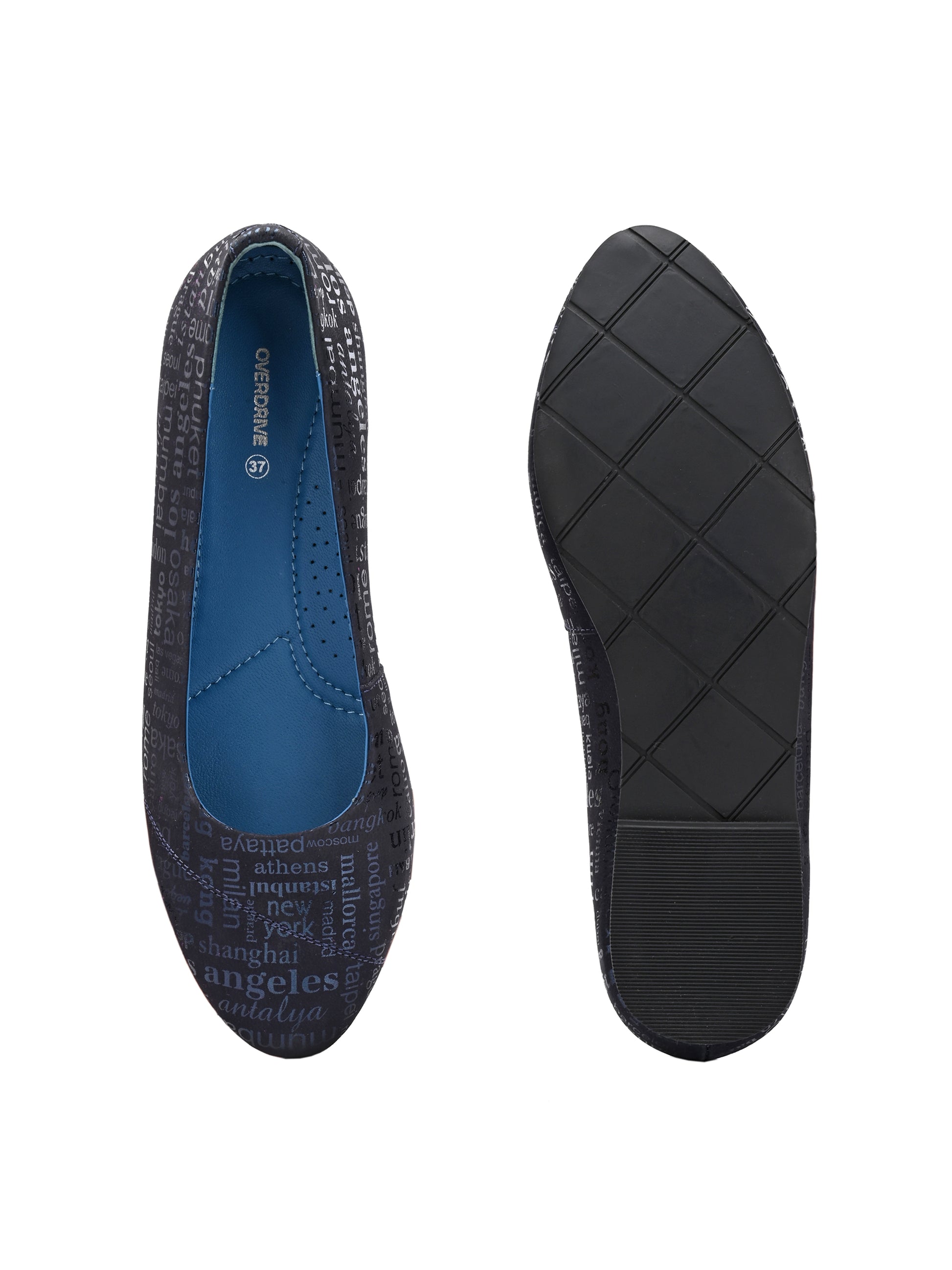 Global Vibes Printed Ballerinas