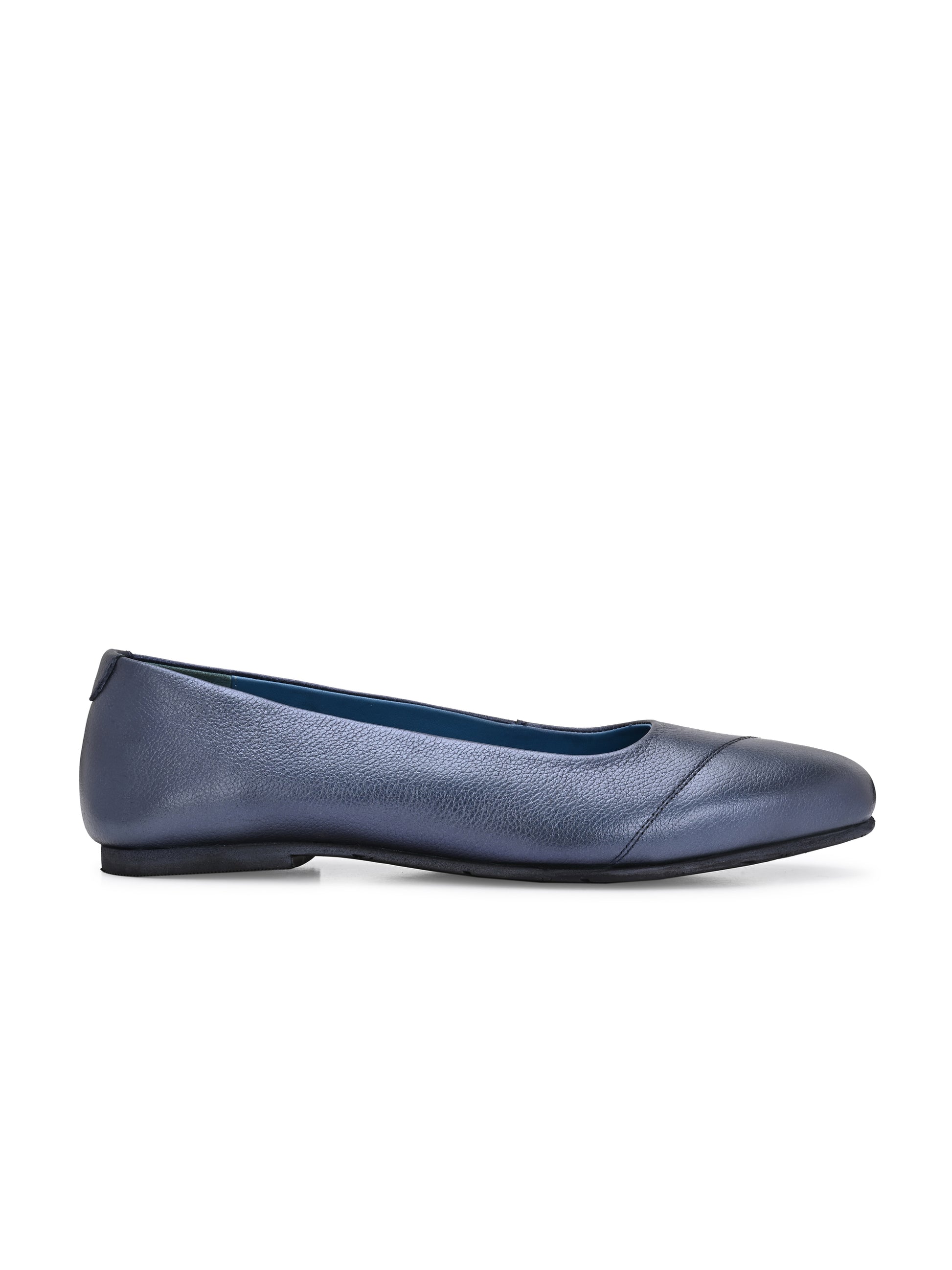 Indigo Luxe Genuine Leather Ballerinas
