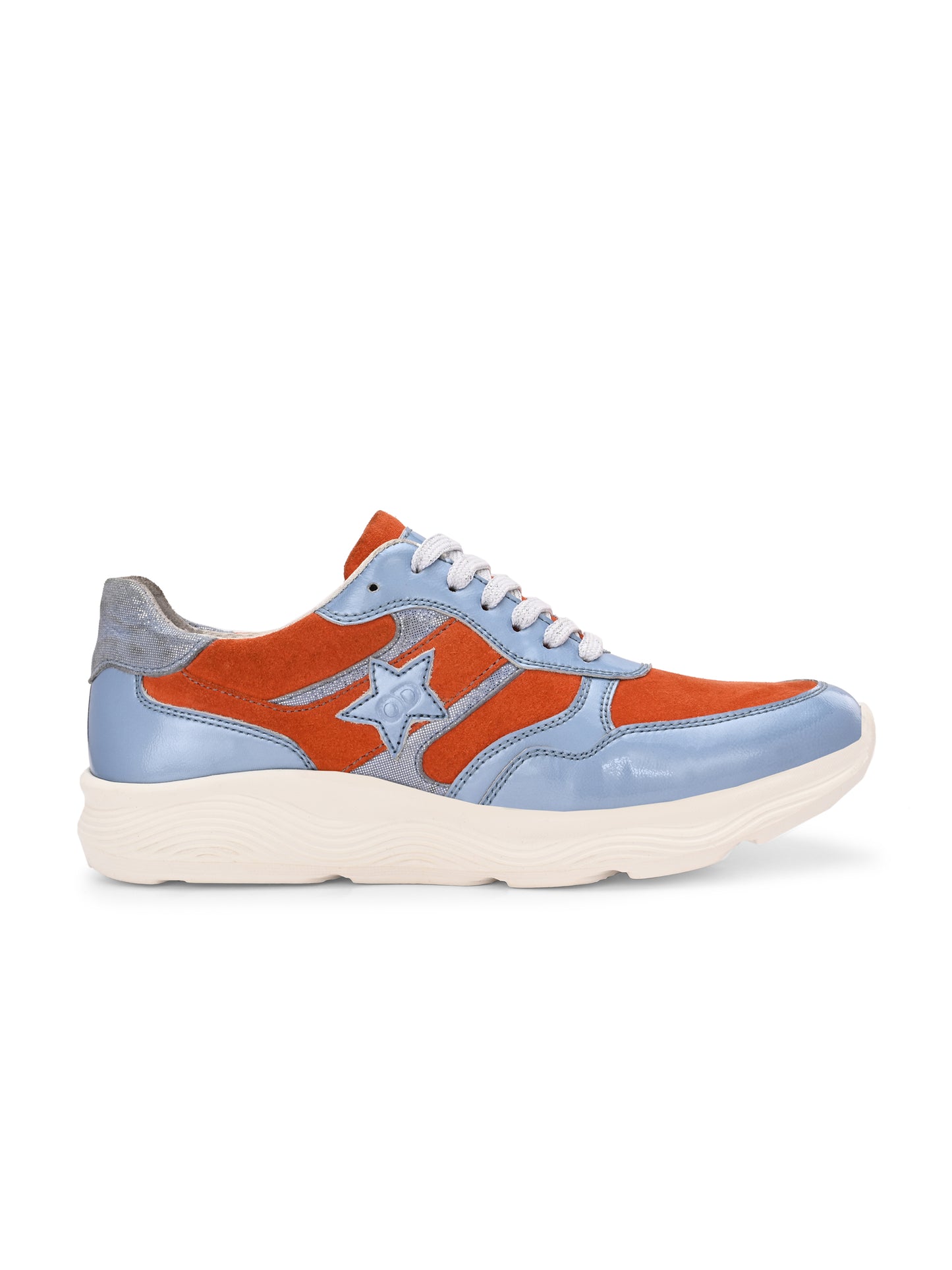 Citrus Splash Leather Sneakers