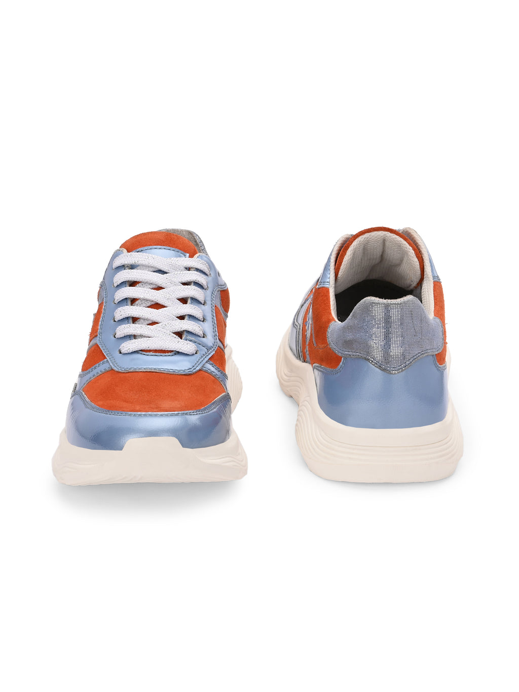 Citrus Splash Leather Sneakers